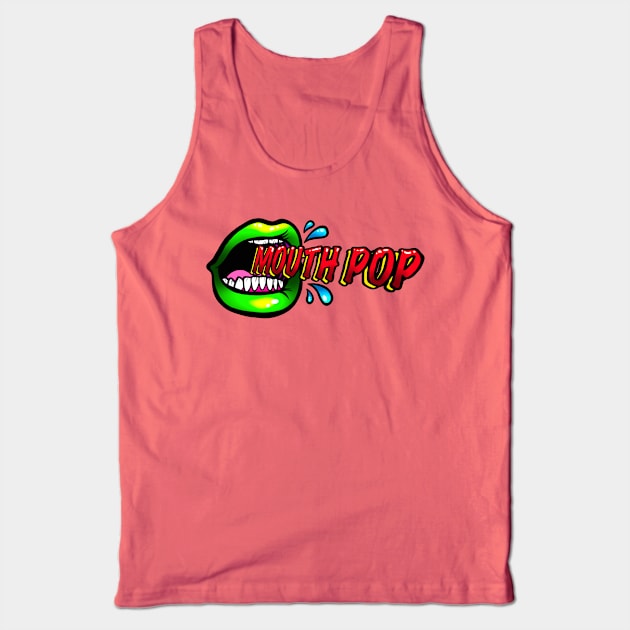 Mouth Pop Tank Top by ReclusiveCrafts